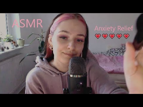 ASMR ~ Anxiety Relief & Positive Affirmations ("It's gonna be alright", "Shhh", Breathing Together)