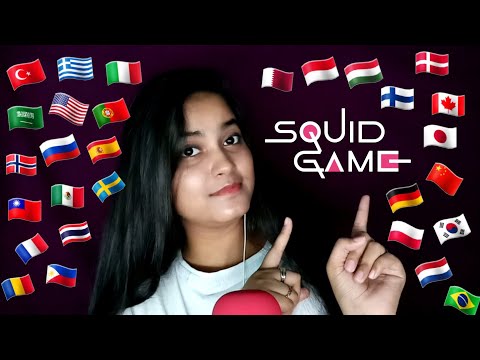 ASMR *Squid Game* in 30+ Different Languages
