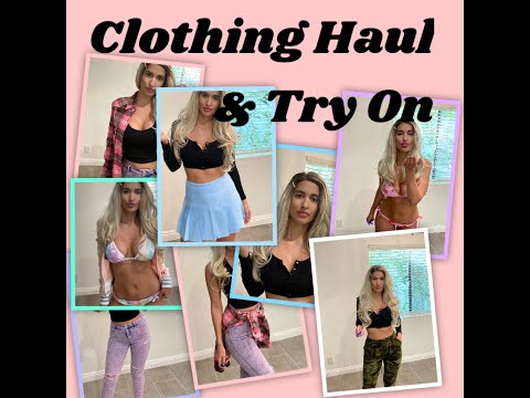 ASMR Clothing Haul Try on Whispered, Fabric Sounds, and Tapping