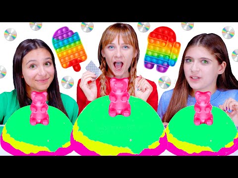 ASMR Most Popular Food Challenge (Candy Pop It, Eat Or Crush, No Hands Race) | Eating Sounds LiLiBu