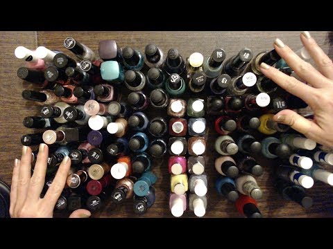 ASMR | Updated Nail Polish Collection Show & Tell (Soft Spoken)