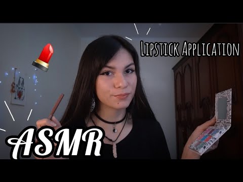 ASMR | Lipstick Application | Mouth Sounds & Whispering
