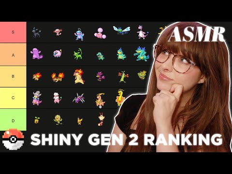 ASMR ✨ Pokemon Tier List! ✨ ((Johto Shinies)) Clicky Whispers & Keyboard Typing!~