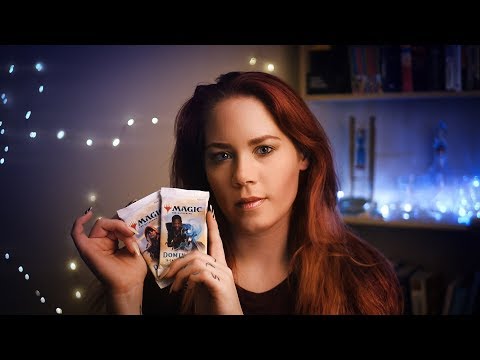 Magic the Gathering ASMR Whispering | Opening Magic Card Booster Pack (Crinkles & Tapping)