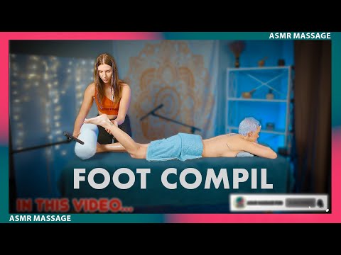 Incredible 5 Hours 😱of ASMR with Olga. Foot, Heel, and Leg Massage in One Video