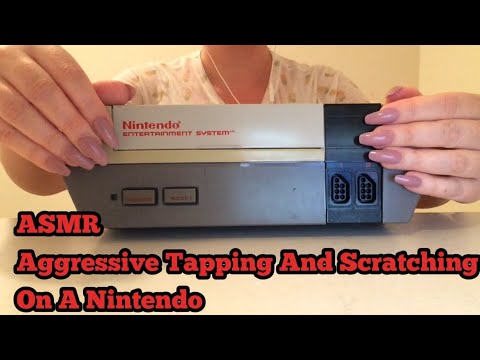 ASMR Aggressive Tapping And Scratching On A Nintendo