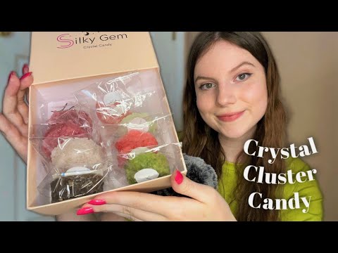 ASMR | Trying Edible Crystal Candy (Wet & Crunchy Mouth Sounds)