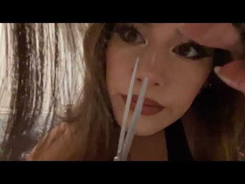 cutting your bangs at a sleepover (asmr)