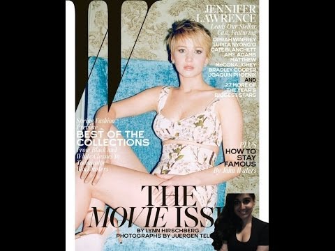 Jennifer Lawrence  Hot On W Magazine's Movie Issue Cover PHOTOS - Review