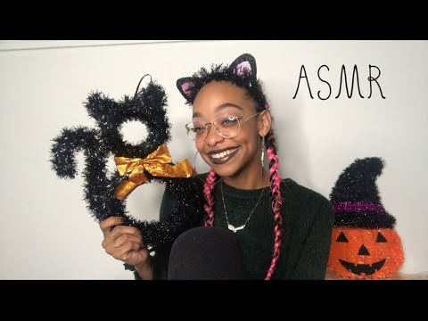 ASMR | Tapping & Scratching On Halloween Decorations 🎃👻