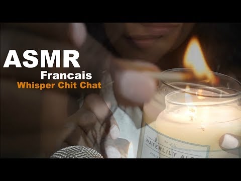 ❤ASMR Cozy Whisper Chat | French |Visual Trigger | Skin Touching