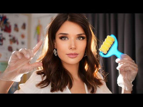 ASMR Delicate Nurse Takes Care of Your Face & Scalp For Sleep