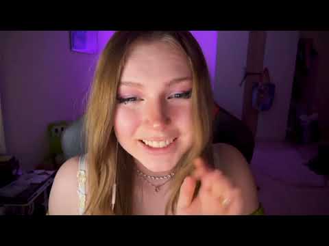 Trying ASMR for the first time (tapping, brushing, inaudible whispers, etc.)