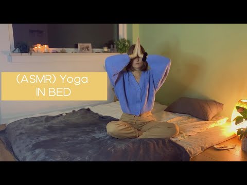ASMR po polsku 🌙 Praktyka Relaksacyjna & Głęboki Sen 😴 // Yoga In Bed (soft spoken)