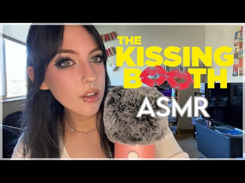 ASMR Explaining the Kissing Booth Badly ~ up close, ear to ear