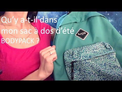 ASMR - What's in my summer backpack?