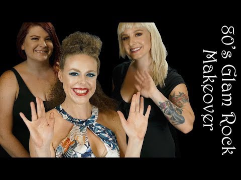 ASMR Makeover 80's Glam Rocker! – Professional Makeup Artist and Hair Stylist