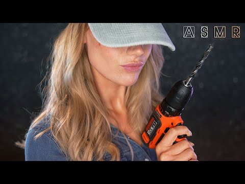 ASMR Role Play 🛠️ Bossy Carpenter Fixing You!