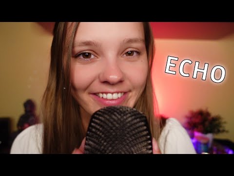 ASMR Echoed Sounds for Sleep ☁️ (Inaudible Whispering, Mouth Sounds, Tapping)