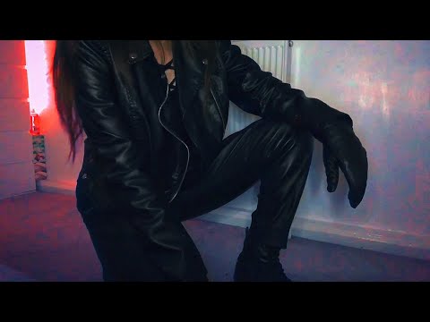 ASMR ~ Leather outfit sounds | No talking