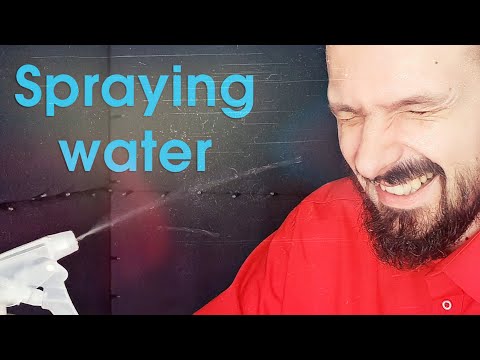 Spraying with water 30 min. ASMR