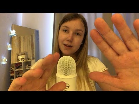 ASMR relaxing hand movements & whispering