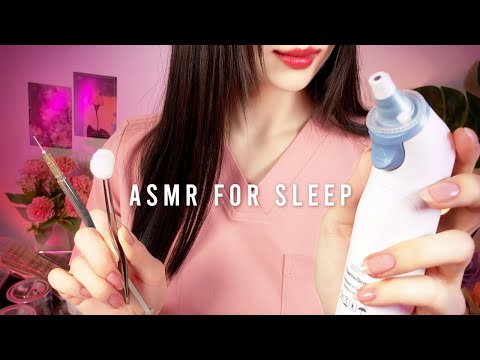 ASMR(Sub) I'll Take Care of You Tonight💉 Nurse Roleplay / Thermometer, Disinfectant,potion,Injection