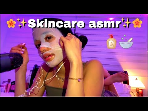 ASMR| Skincare Routine✨🌠 | On You & Me (Nighttime)