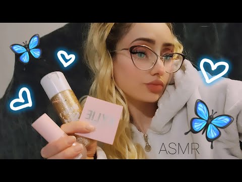 ASMR makeup RP + layered sounds 🦋💄