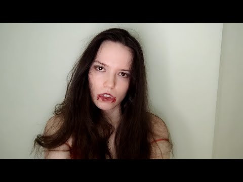 ASMR stranger turns Vampire and eats you plus hypnosis and massage