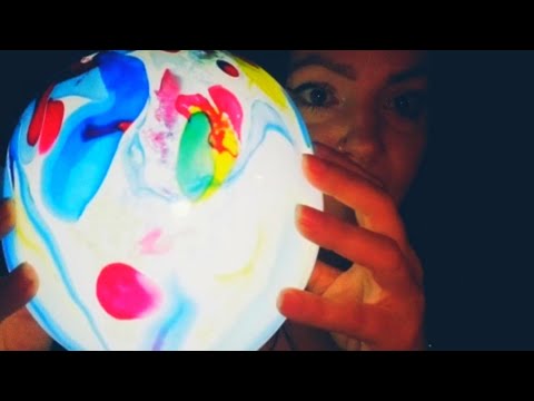 ASMR | LIGHT UP BALLOONS |BALLOON BLOWING and POPPING|   Inflating | Deflating | Balloon Sounds