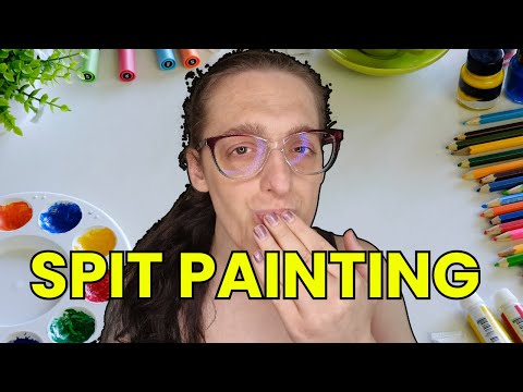 Fast & Aggressive Spit Painting ASMR (Shoutouts For Fans)