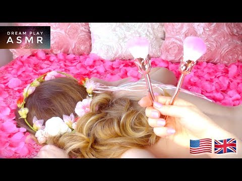 ★ASMR★  Sleeping Beauty relaxing tingly hairplay 🌸 | Dream Play ASMR