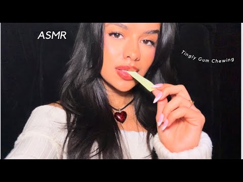 ASMR~ Gum Chewing & Hand Movements (Upclose & Personal)