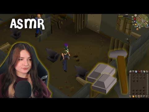 ASMR 🔨 Old School Runescape Smithing & Chatting (Relaxing Forest & Fire Sounds)