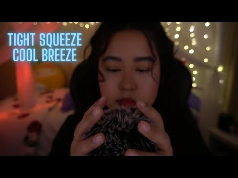 ASMR | 13 m of Gentle whispers tight squeeze cool breeze 💙 (crinkle sounds, whispers)