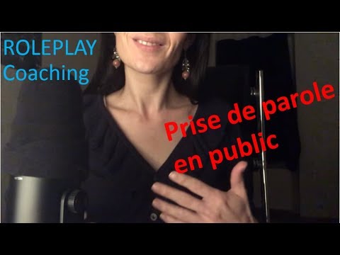 { ASMR FR } Roleplay coaching prise de parole en public * ASMR français