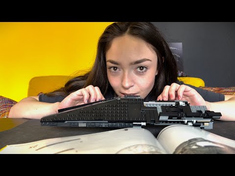ASMR Lego StarWars Scythe Inquisitor Transport(75336) Unboxing & Building Tapping Whispering pt.4
