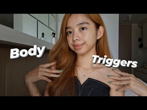 ASMR body triggers (lots of collarbone tapping) 😴💕