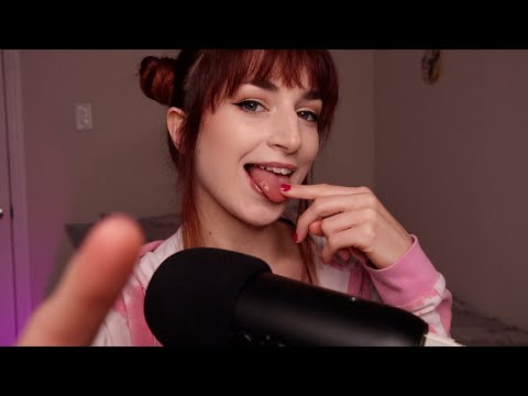 ASMR | Spit Painting You 😛 mouth sounds, whisper