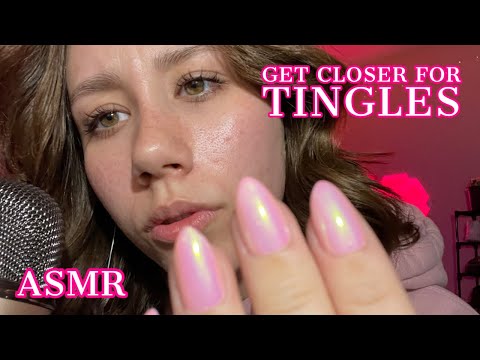 ASMR | get closer for some up close tingles (mouth sounds, random triggers)