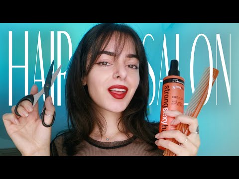 ASMR Pampering You ⭐️ Tingly Hair Wash, Treatment, Cut & Style (Soft Spoken)