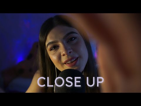ASMR Close Up | Tapping, Scratching,Mouth Sounds, Visual Triggers