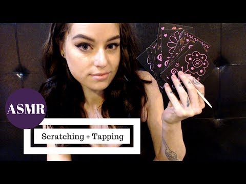 ASMR Webcam hangout, Etch art and ramble, scratching, tapping- Grapes Leaf