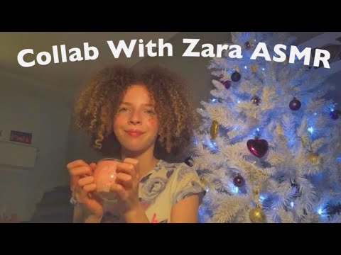[ASMR] Slow and Gentle Triggers (Brushing, Crinkles, Tapping)  - Collab