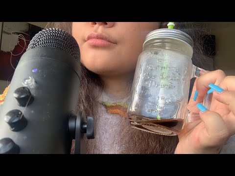 asmr glass tapping!!