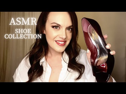 ASMR/My Shoe Collection!! (Tapping, Scratching, Whispered)