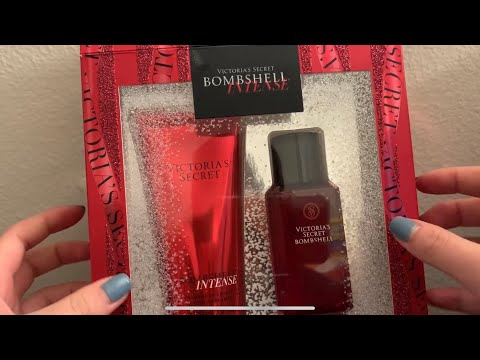 ASMR tapping on a VS gift set 🌹