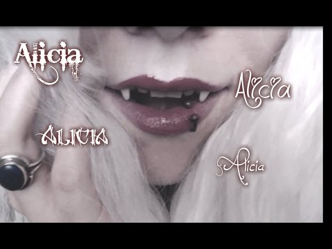 ***ASMR*** Alicia Vampire - Tingle Experiment