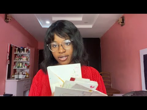 ASMR Whispering| Role-play| Reading my Sister’s Birthday cards 🙈